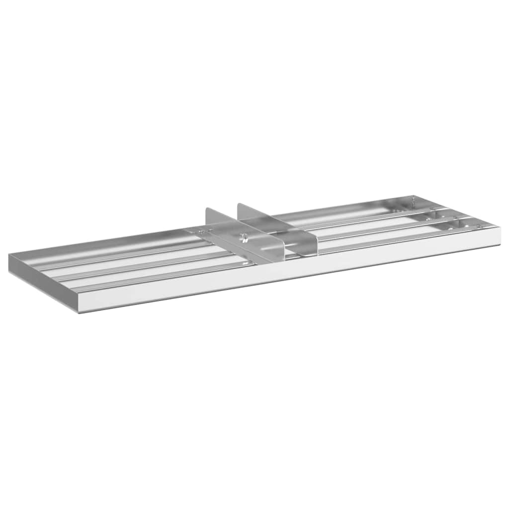 Garten Nivellierrechen Silber 75 x 25 x 200 cm Edelstahl
