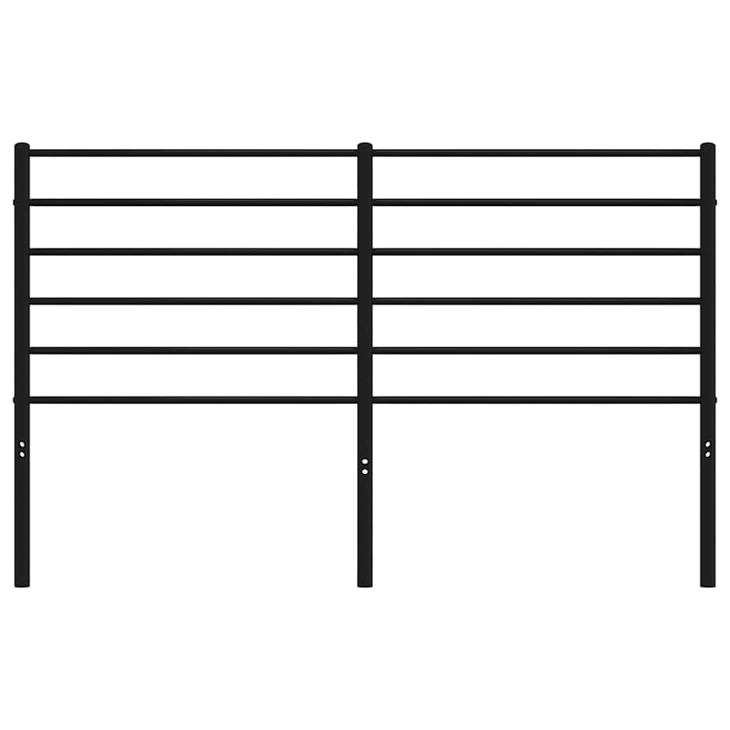 Ersatz-Kopfteil Metall Schwarz 80 cm