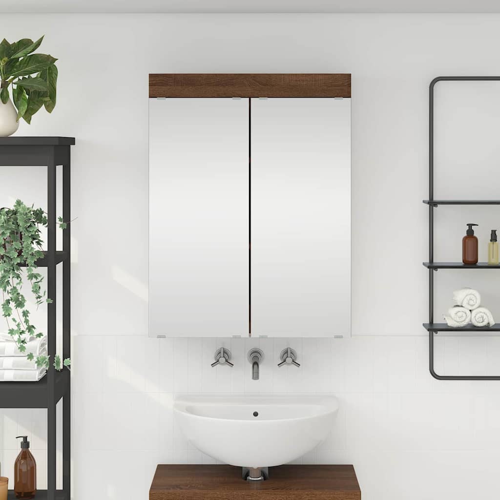 Badezimmermöbel-Set TULUM 2 pcs Weiß 60 x 34 x 63 cm