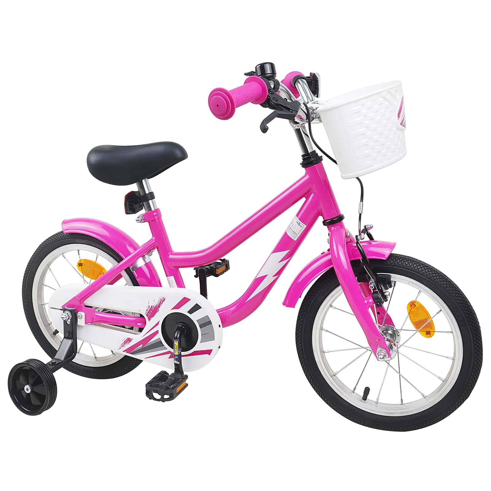 Kinderfahrrad 12 Zoll für 2-4 Jahre alt Hellrosa
