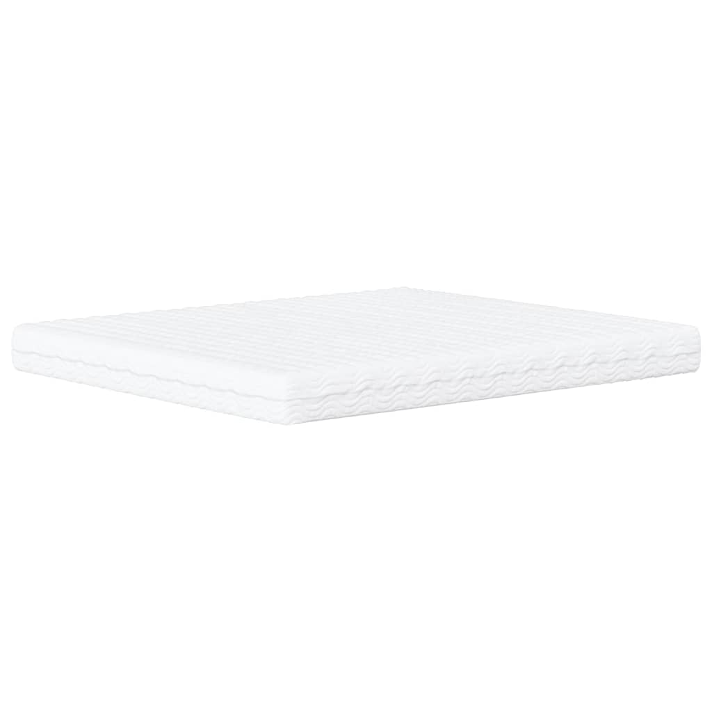 Bett mit Matratze "Dover" Hellgrau 80x200 cm Samt