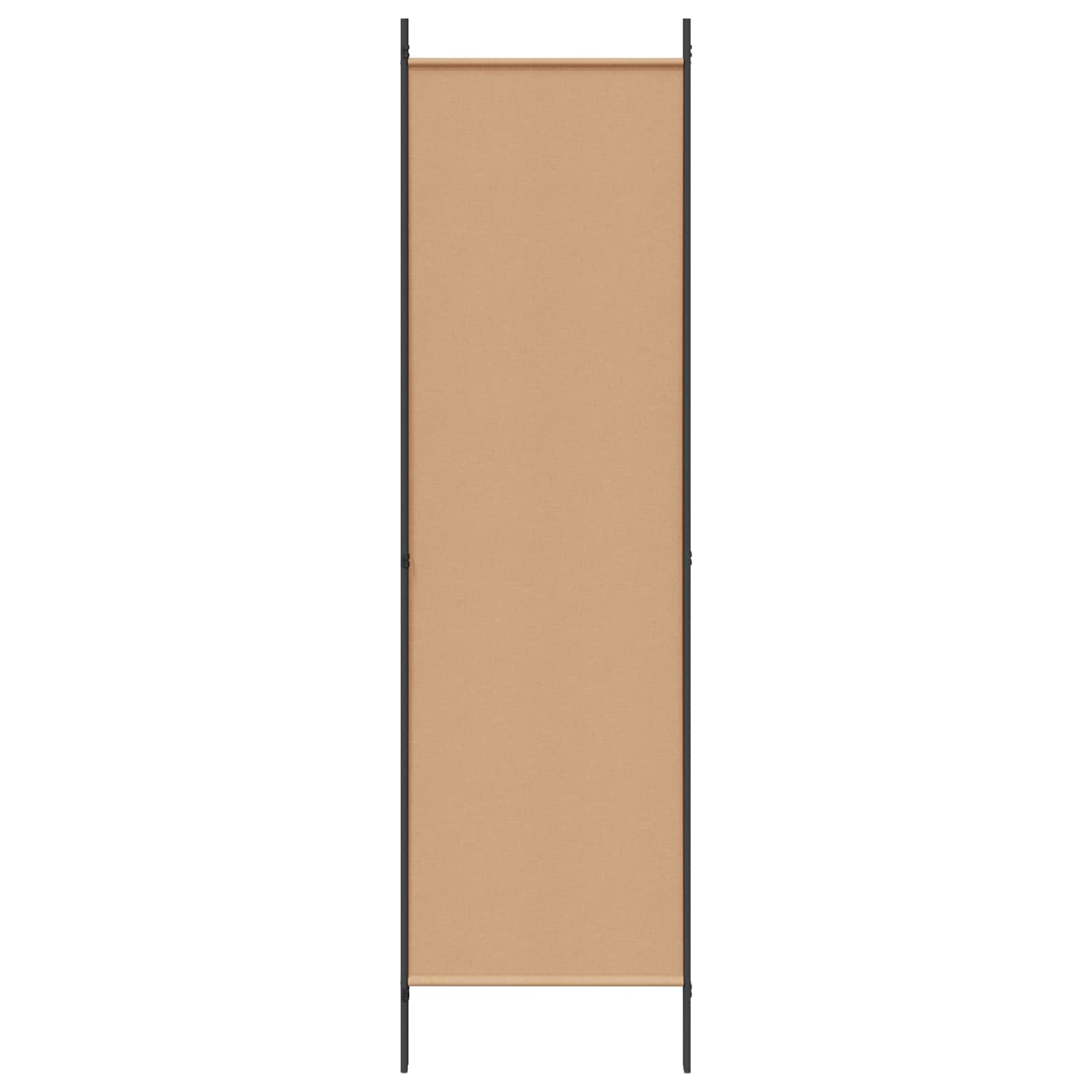 Raumteiler Beige 150 x 180 cm Stoff