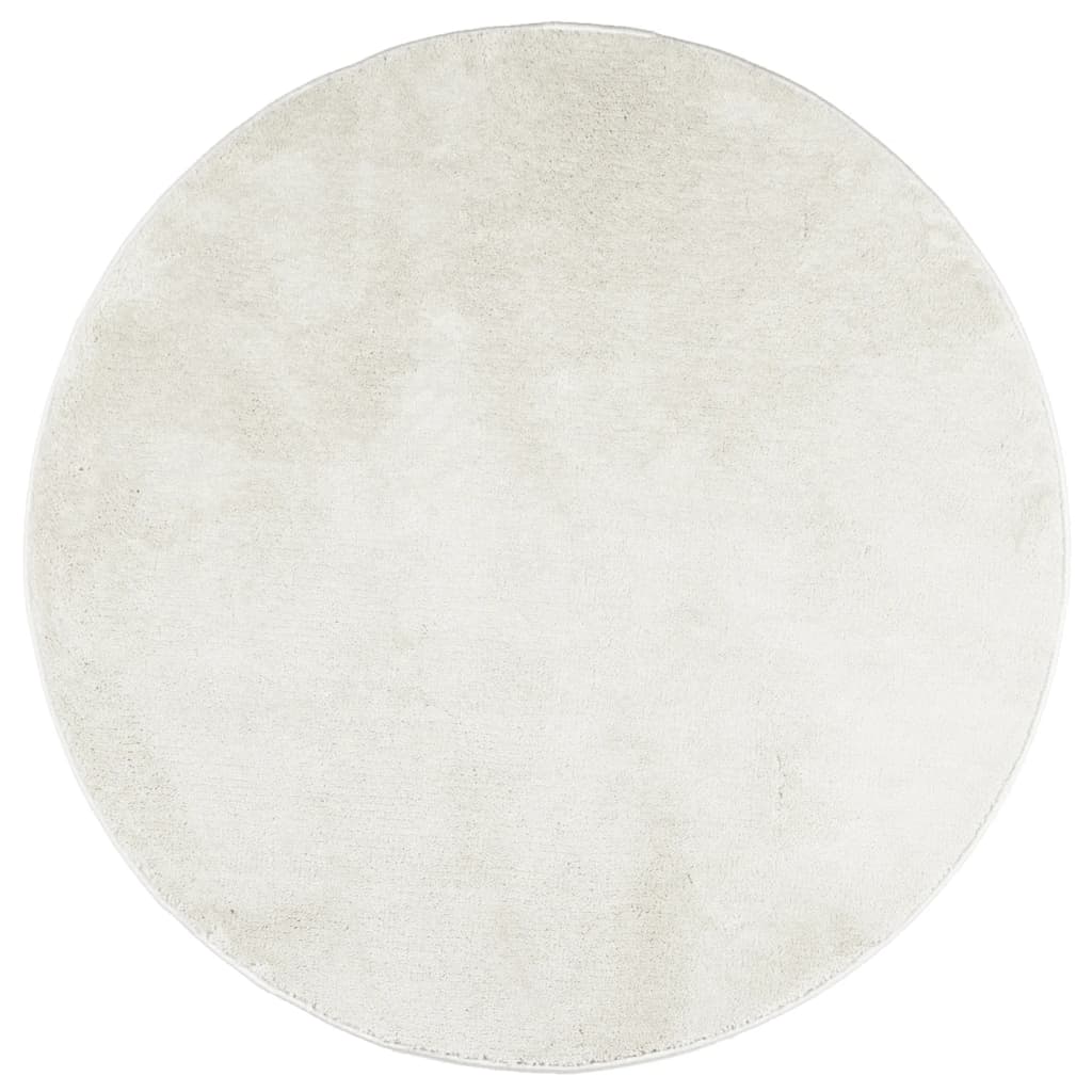 Teppich OVIEDO Kurzflor Anthrazit 120x120 cm