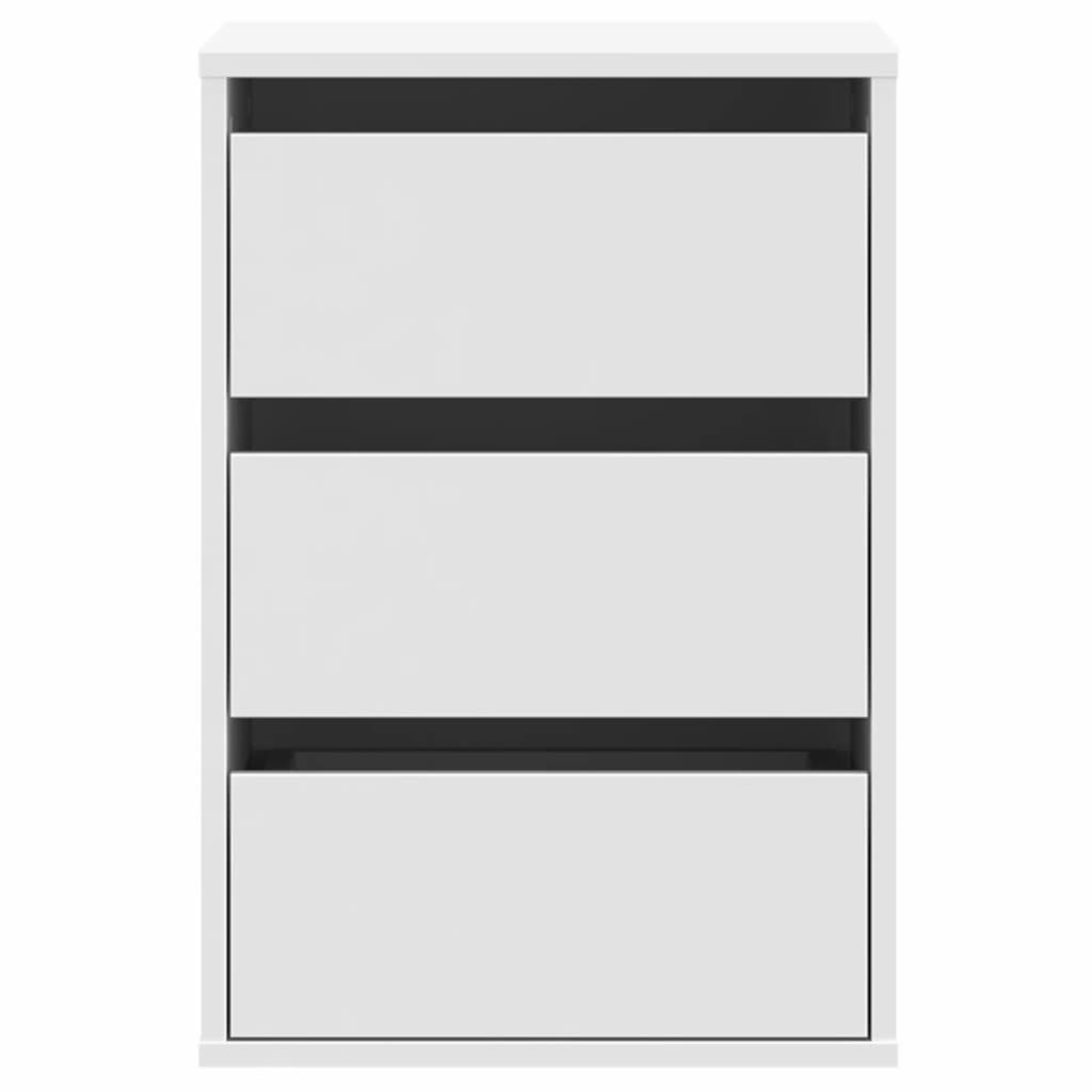 Schubladenschrank Schwarz Eichen-Optik 41 x 40 x 58 cm