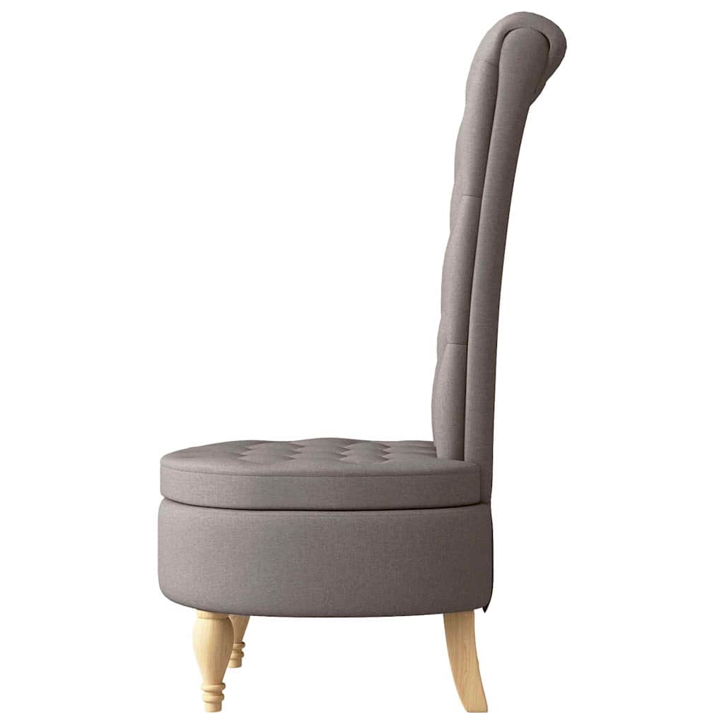 Schlafsessel Hellgrau 56,5 x 70 x 110 cm Stoff
