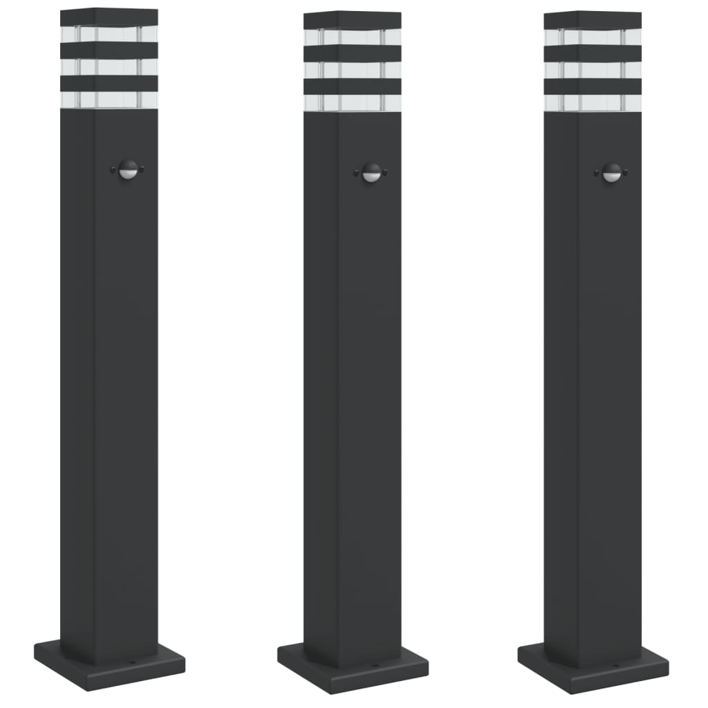 Wegeleuchte Schwarz 50 cm Aluminium