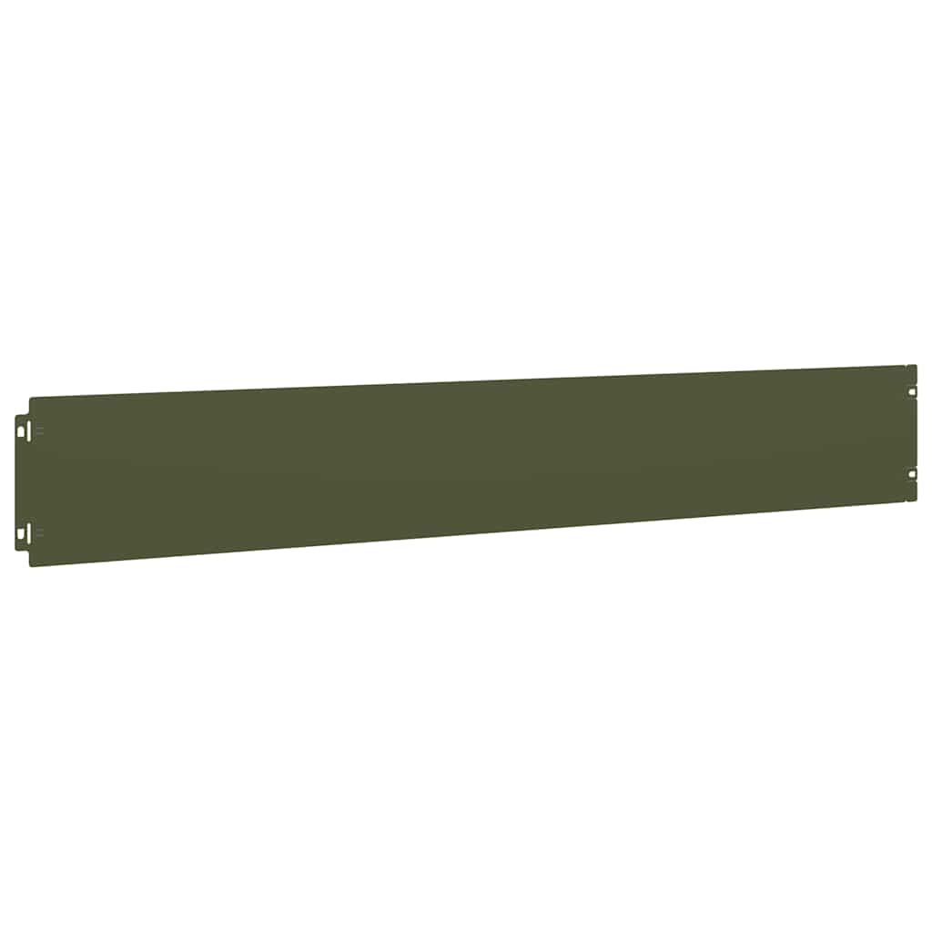 Raseneinfassung 10 pcs 10 x 103 cm Wetterfeststahl Rostig