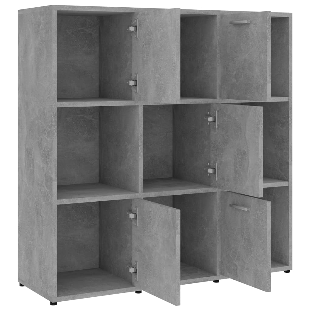 Bücherregal Weiß 90x30x90 cm Holzwerkstoff