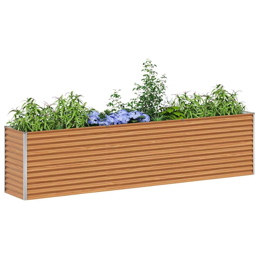 Garten-Hochbeet 100 x 50 x 36 cm Cortenstahl