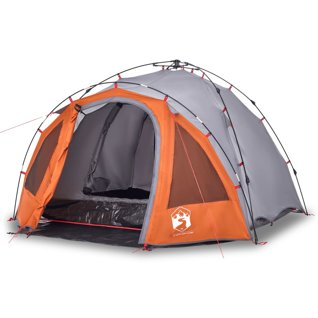 Kuppel-Campingzelt 3 Personen Grün Quick Release