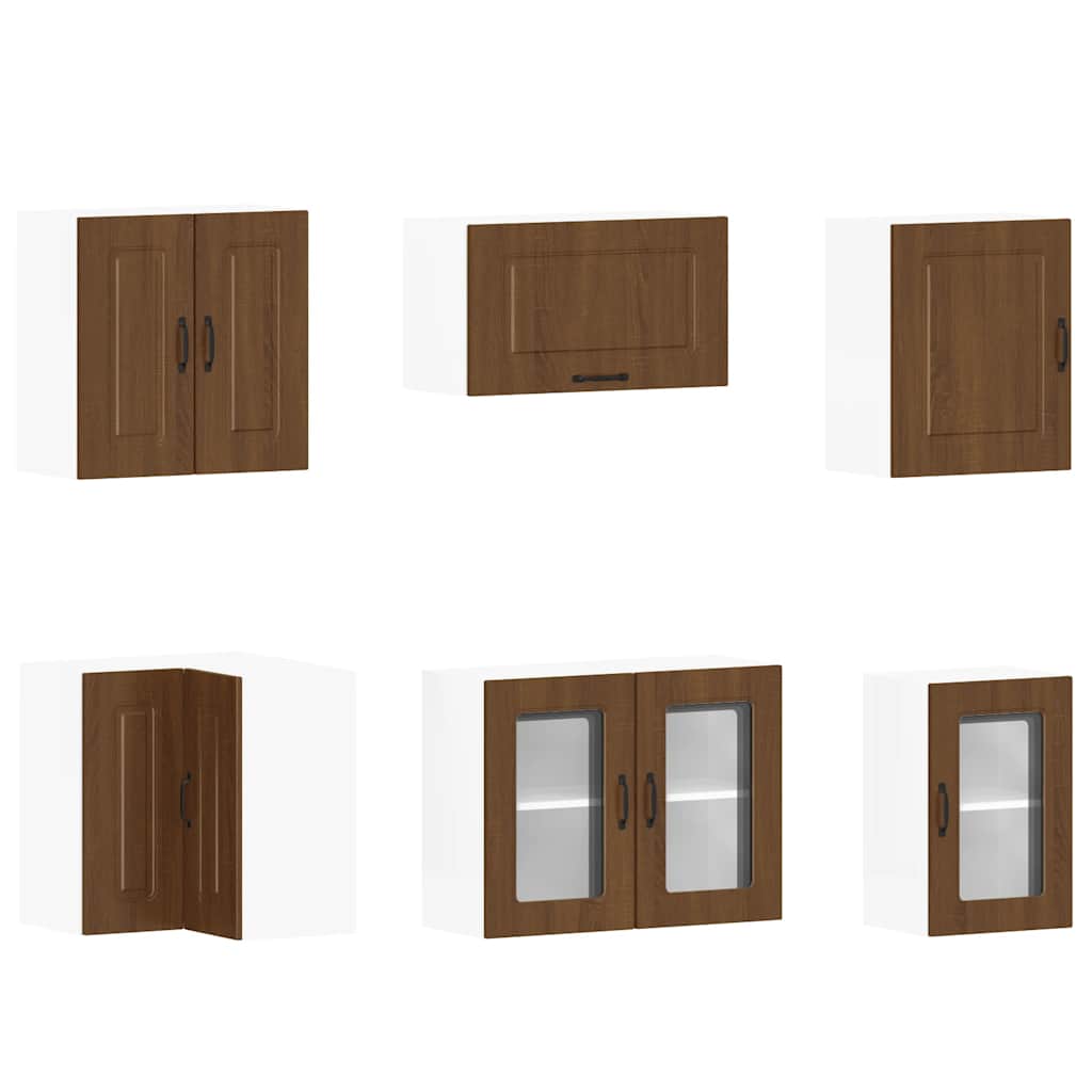 11-tlg. Küchenschrank-Set Kalmar Weiß Holzwerkstoff