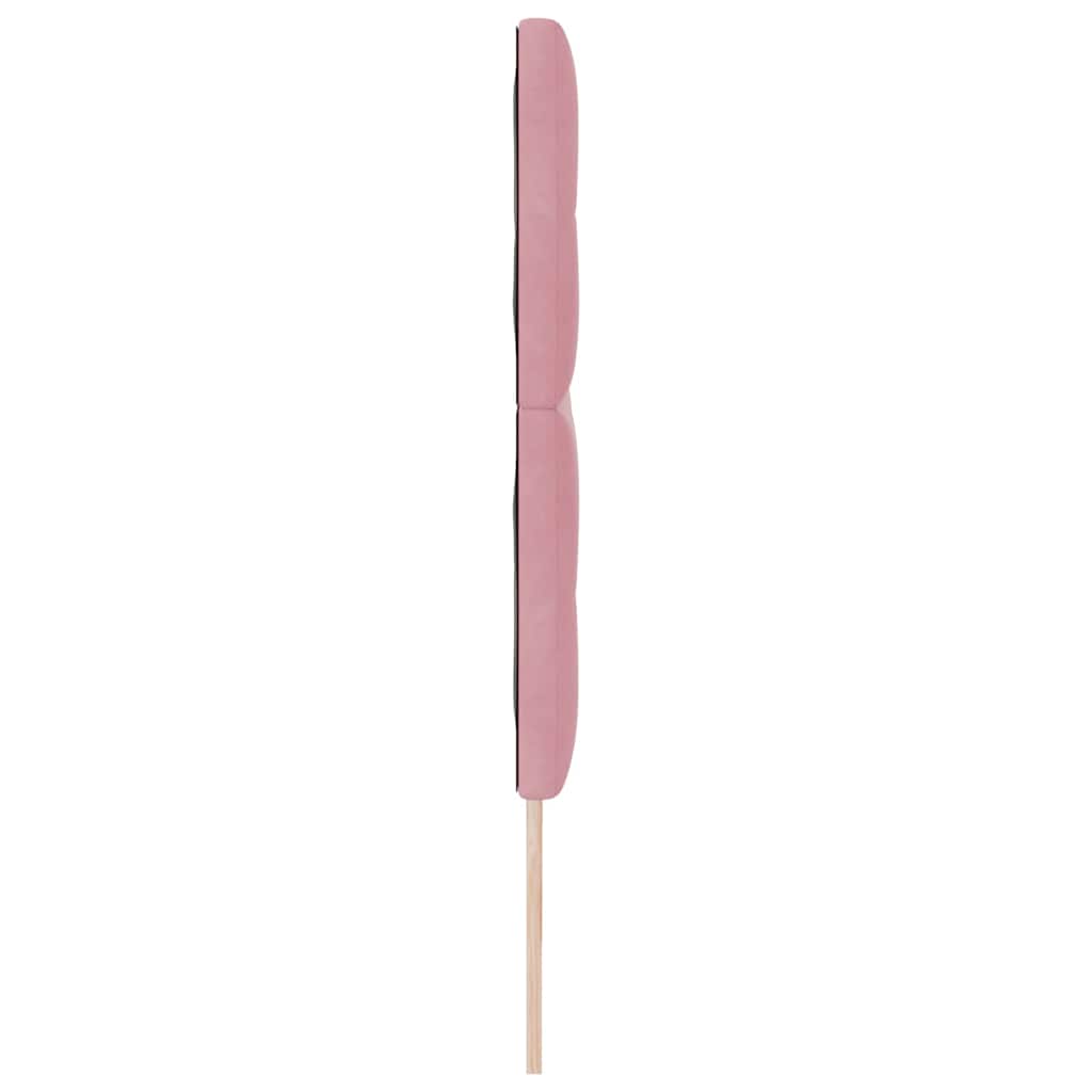 Kopfteil Hellgrau 80 cm Samt