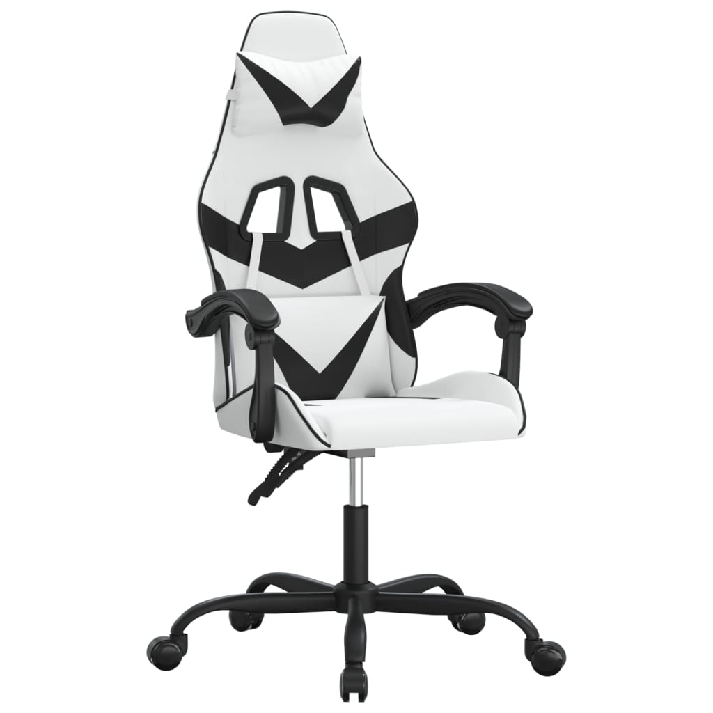 Gaming-Stuhl Drehbar Schwarz und Rot Kunstleder