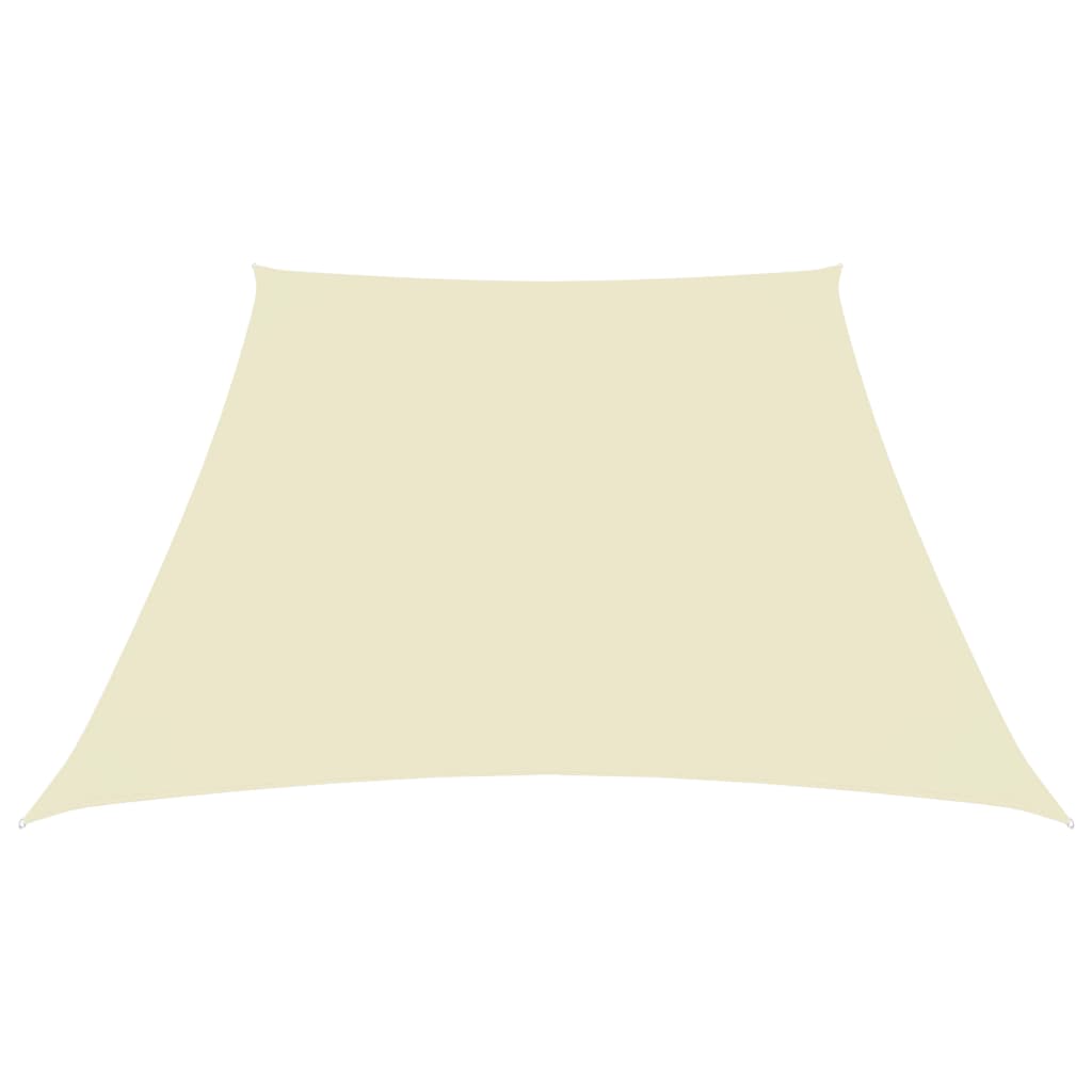 Sonnensegel Oxford-Gewebe Trapezförmig 2/4x3 m Beige