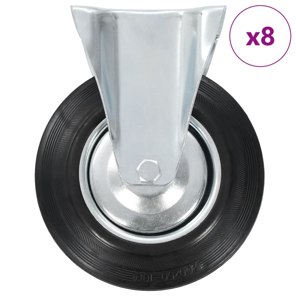 Bockrollen 4 Stk. 200 mm