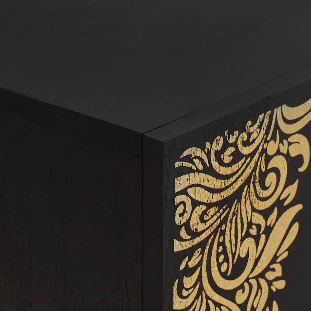 TV-Schränk mit Tür Honigbraun 105 x 33 x 46 cm Massivholz Mango