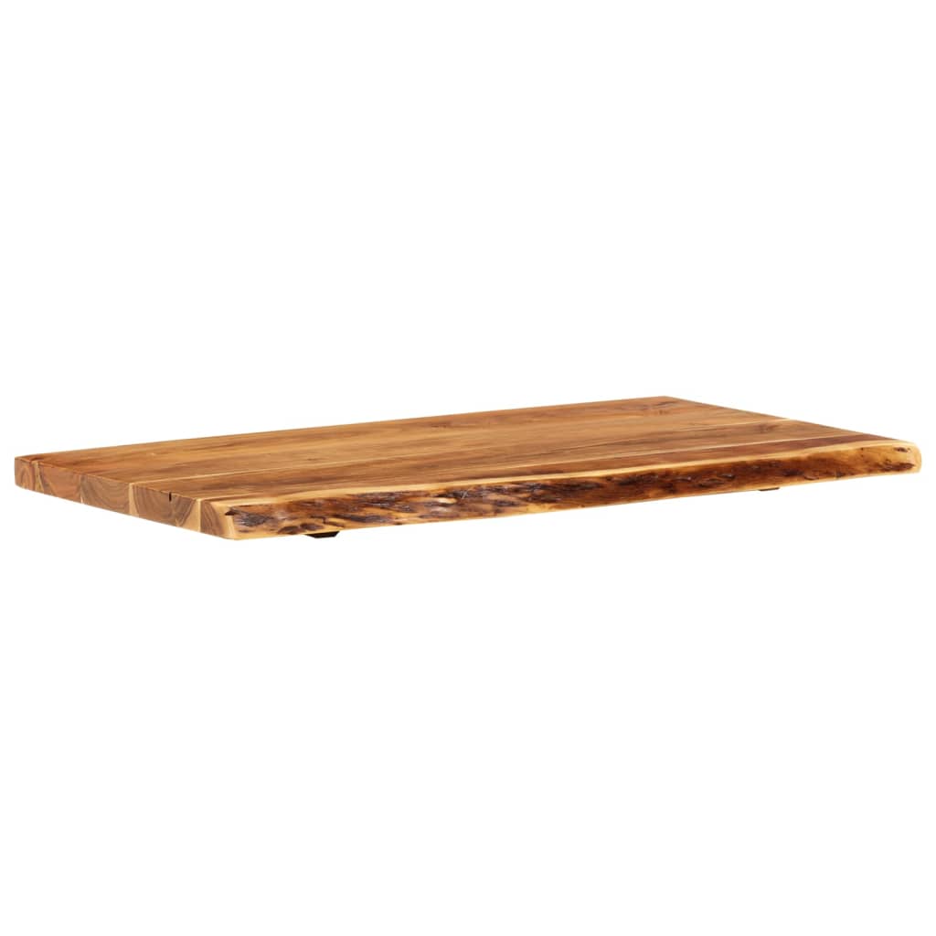 Badezimmer-Waschtischplatte Massivholz Akazie 100x52x2,5 cm