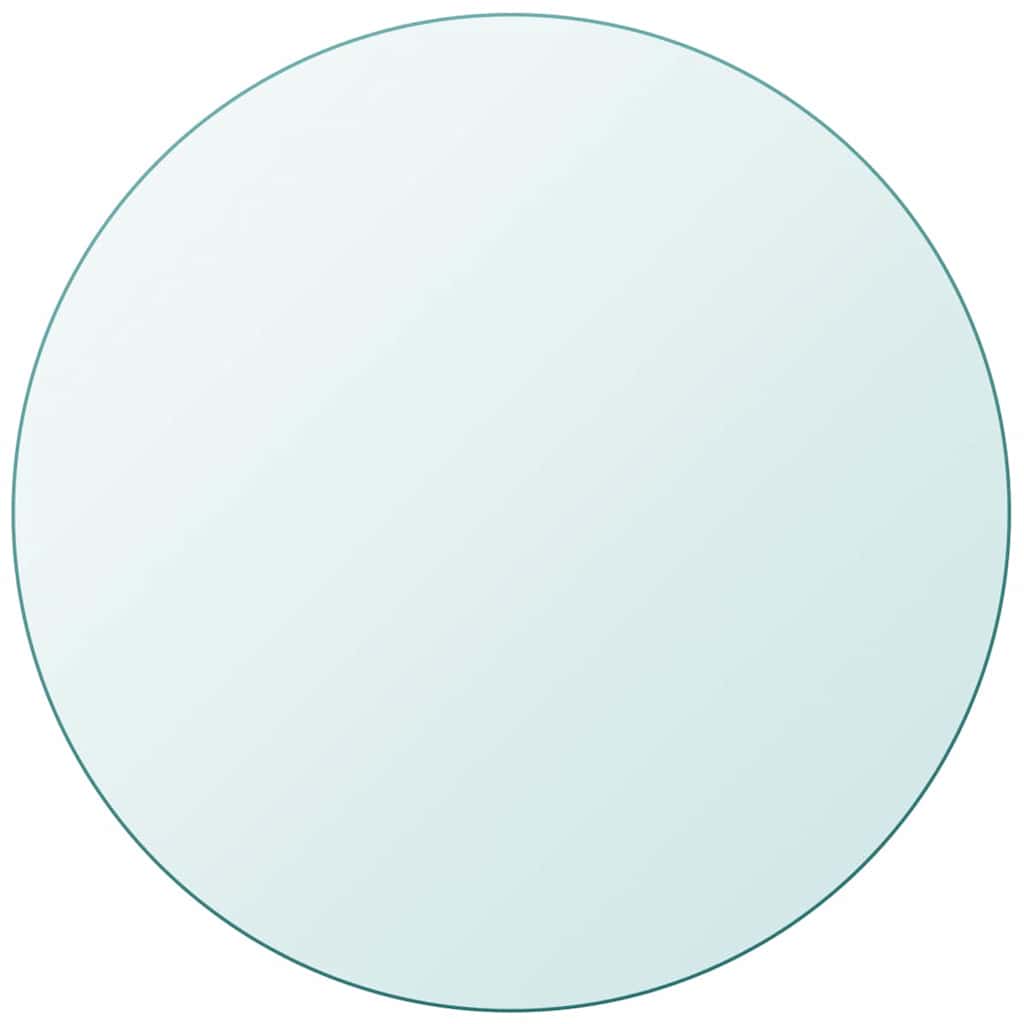 Tischplatte aus gehärtetem Glas quadratisch 700x700 mm
