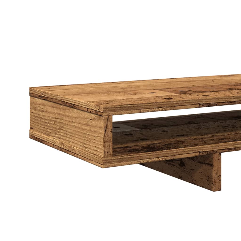 Monitor Halterung Schwarz 100 x 27 x 15 cm Holzwerkstoff