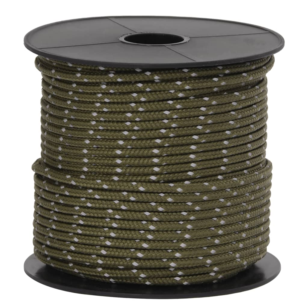 Zeltleine Reflektierend mit Seilspannern 50 m 3 mm