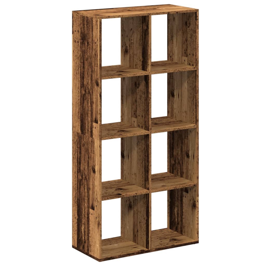 Bücherregal Weiß 137,5x29x137,5 cm Holzwerkstoff