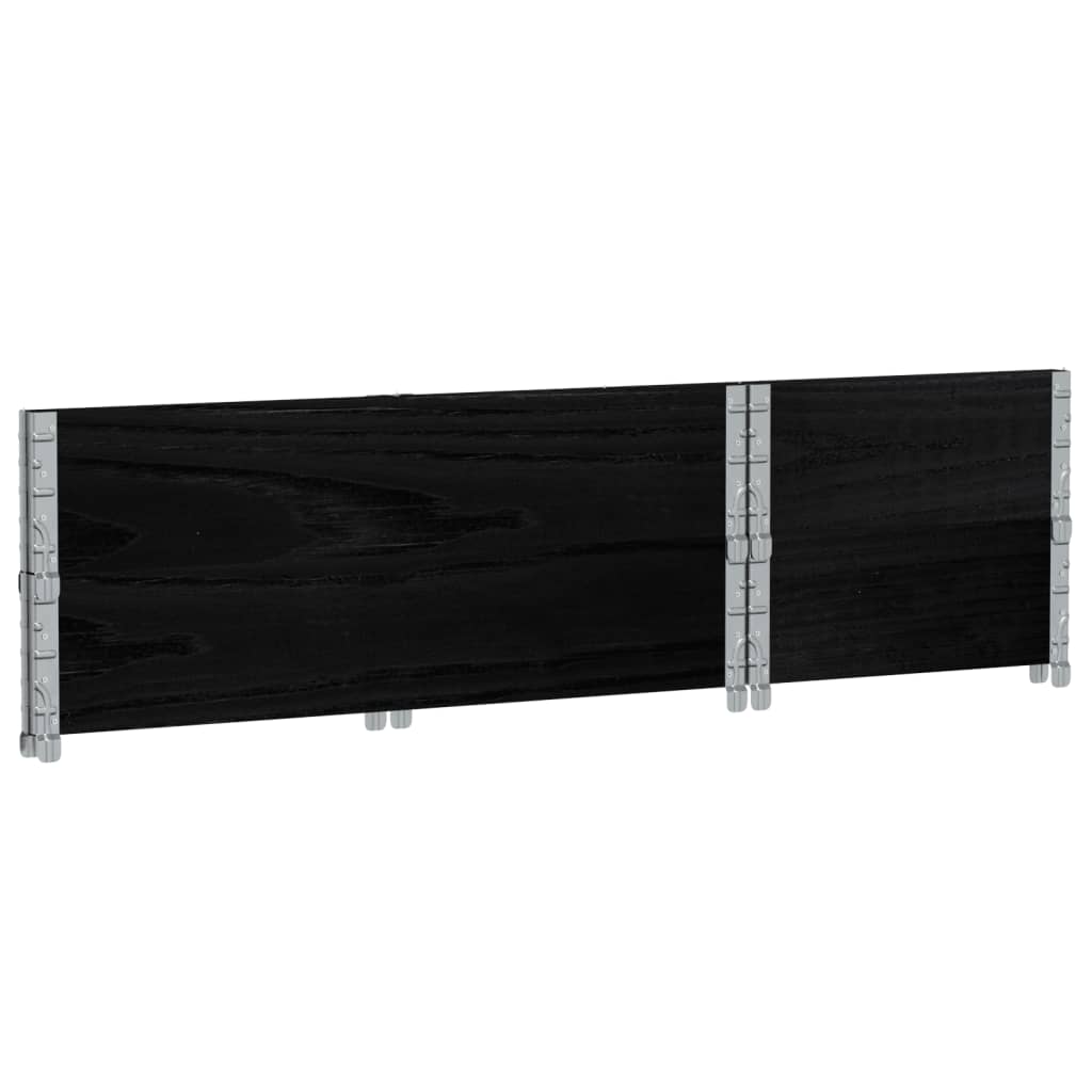 Pflanzkasten Grau 150x100 cm Massivholz Kiefer