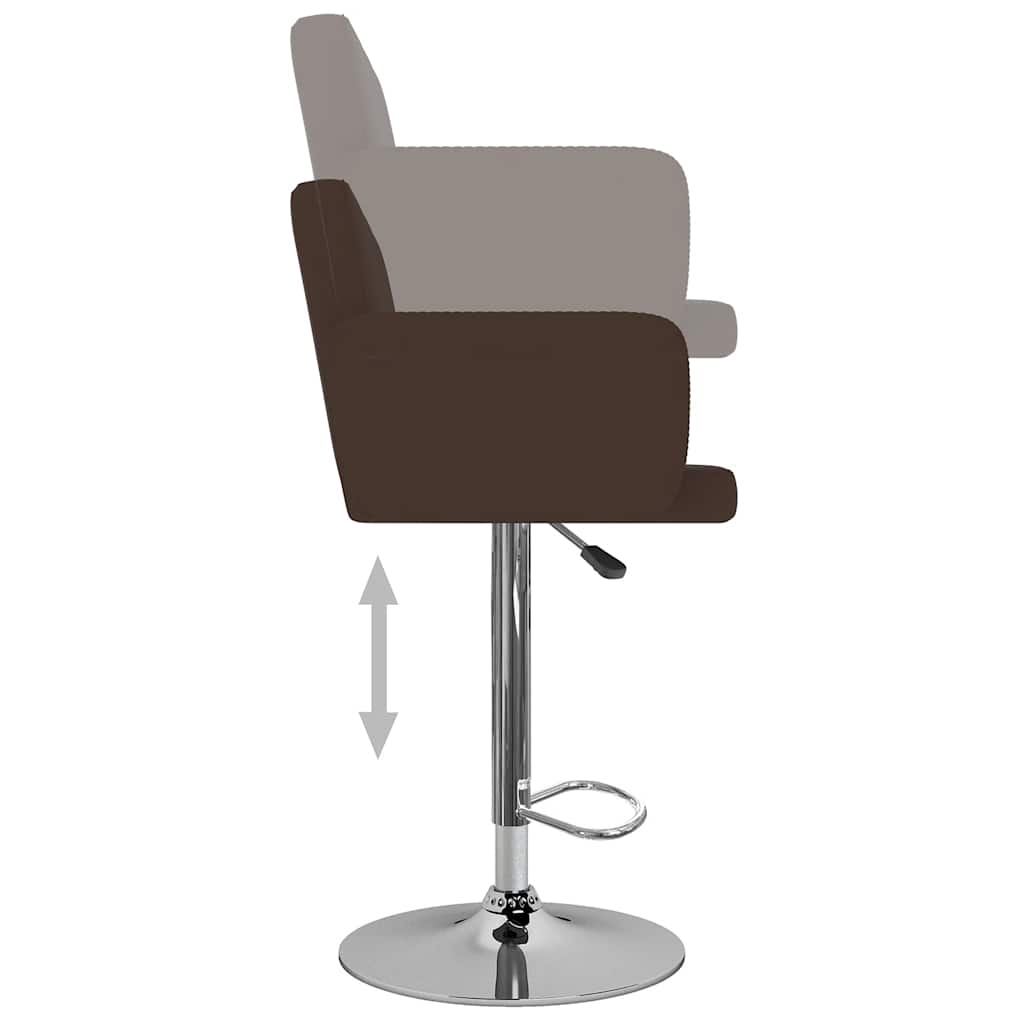 Barhocker 2 Stk. Weiß Kunstleder