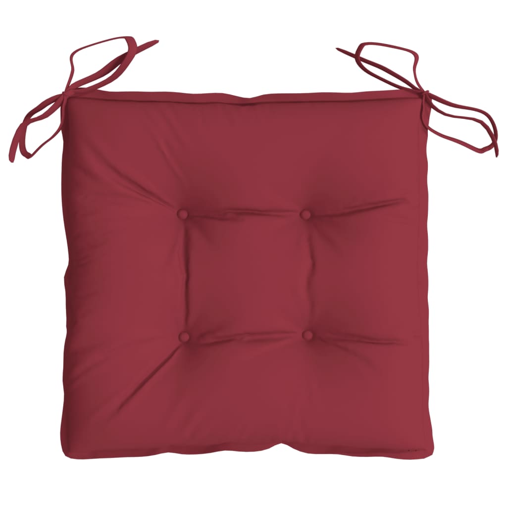 Stuhlkissen 4 Stk. Hellblau 40x40x7 cm Oxford-Gewebe