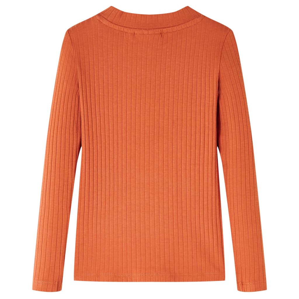 Kinder-Langarmshirt Ocker 104