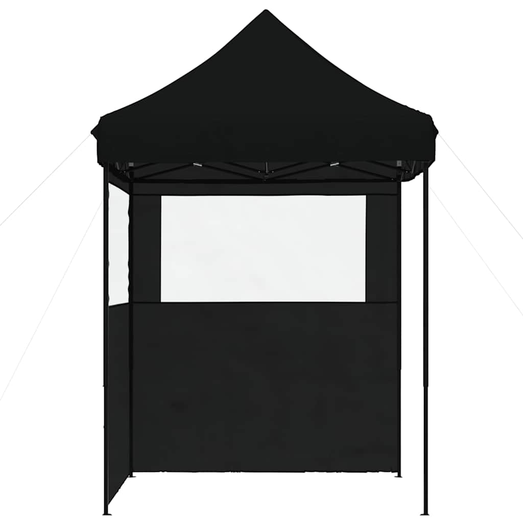 Partyzelt Faltbar Pop-Up Schwarz 200x200x306 cm