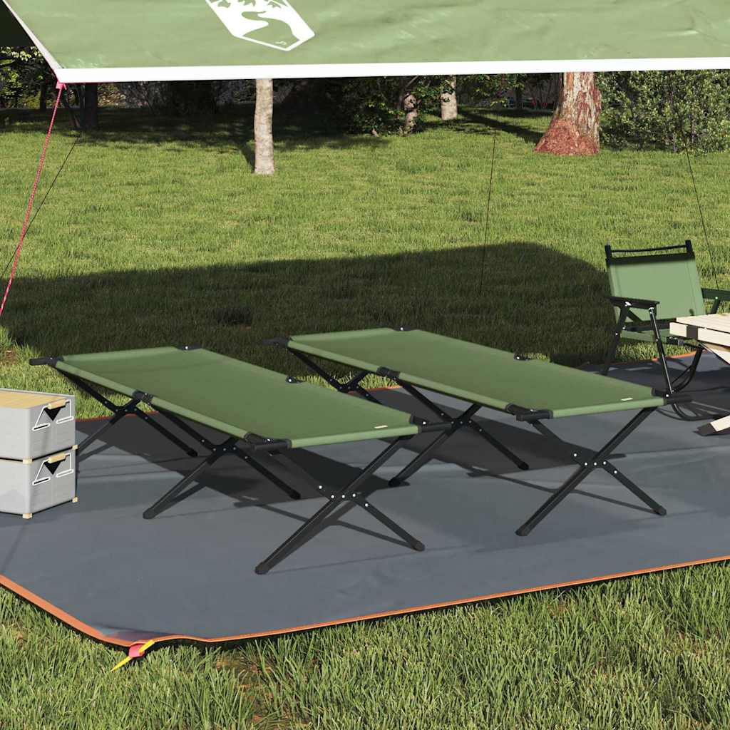 Klapp Schlafbett fürs Camping Blau 193 x 69 x 45 cm