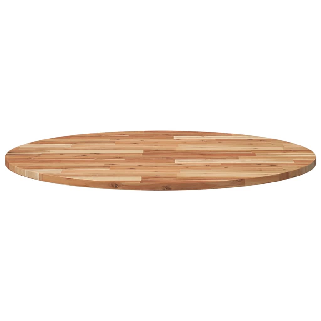 Tischplatte Rund Ø40x2 cm Massivholz Akazie