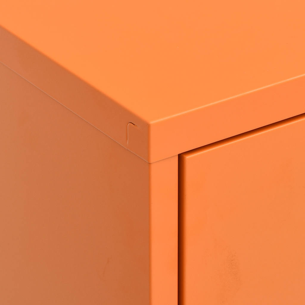 Beistellschrank Olivgrün 80x35x101,5 cm Stahl