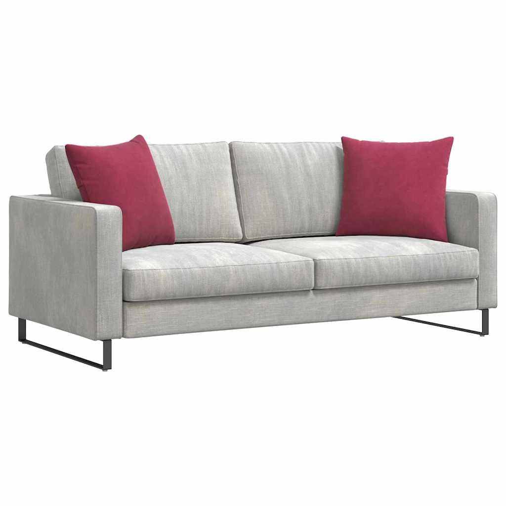 Sofakissen 2 Stück Blau 50 x 30 cm Cordstoff
