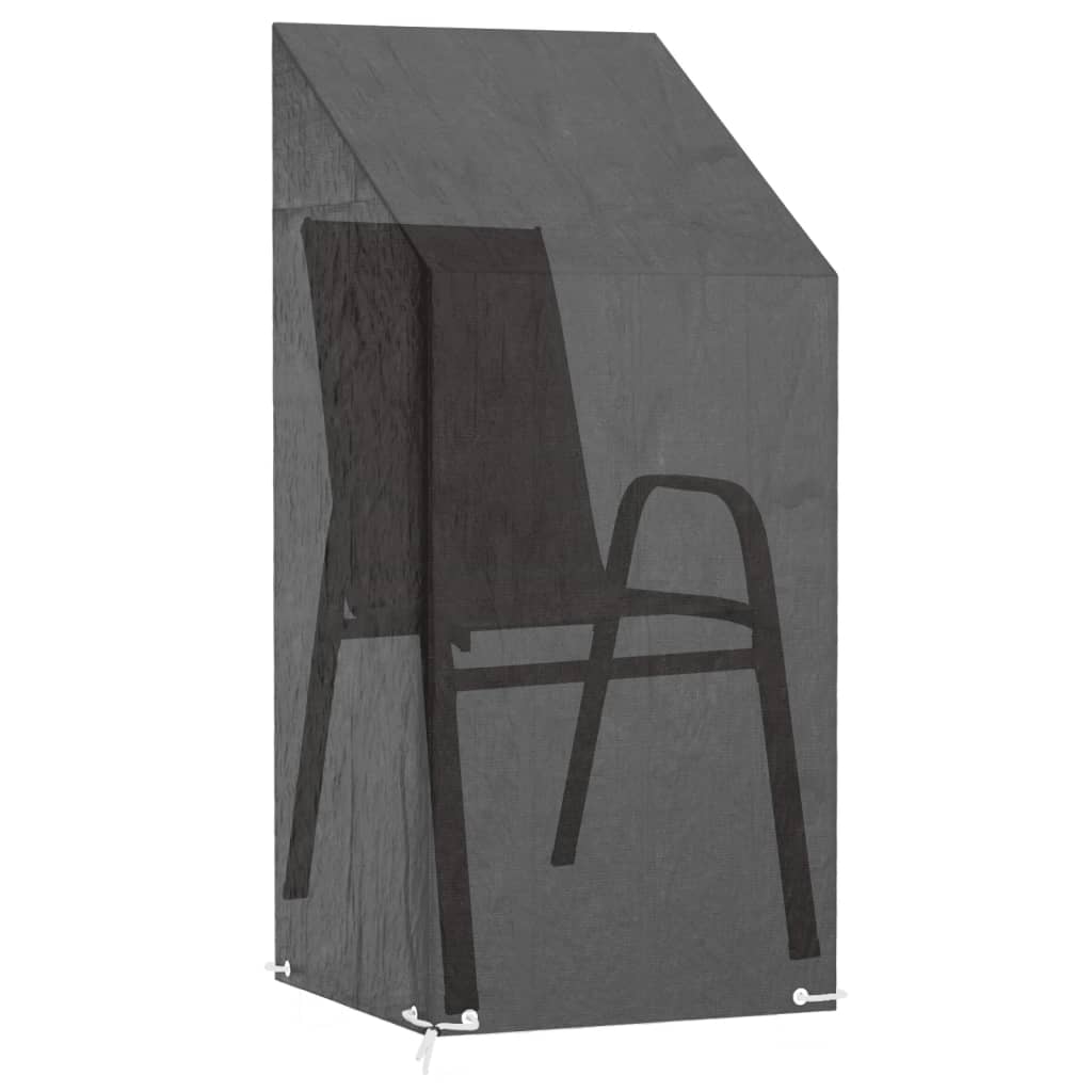 Abdeckungen für Gartenstühle 2 Stk. 8 Ösen 65x65x80/120 cm