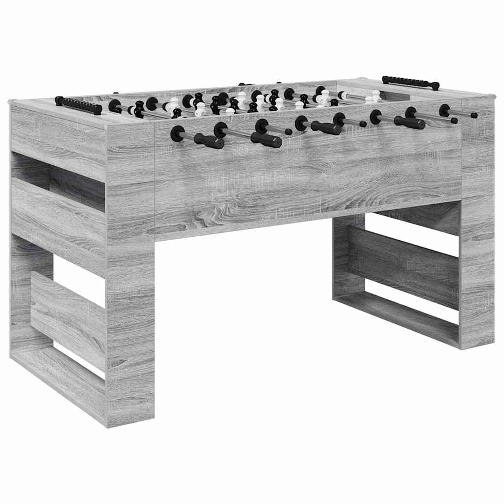 Tischfußballtisch Weiß 146,5 x 74 x 85 cm Holzwerkstoff