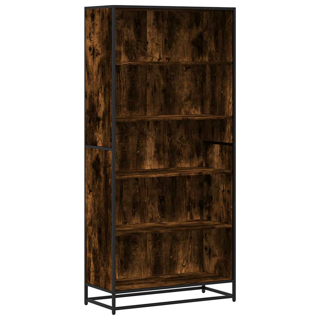 Bücherregal Schwarz 60x35x139 cm Holzwerkstoff