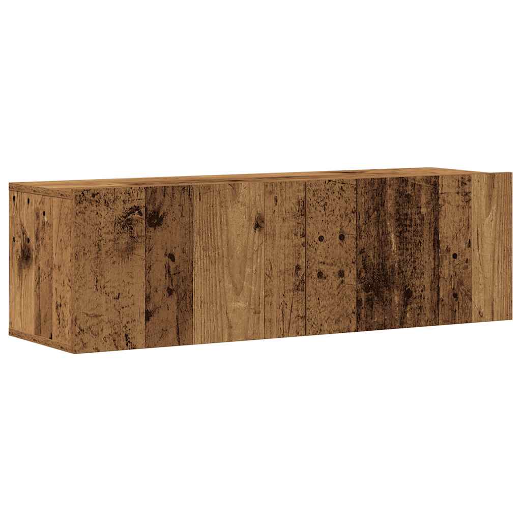 4-tlg. TV-Schrank-Set Weiß Holzwerkstoff