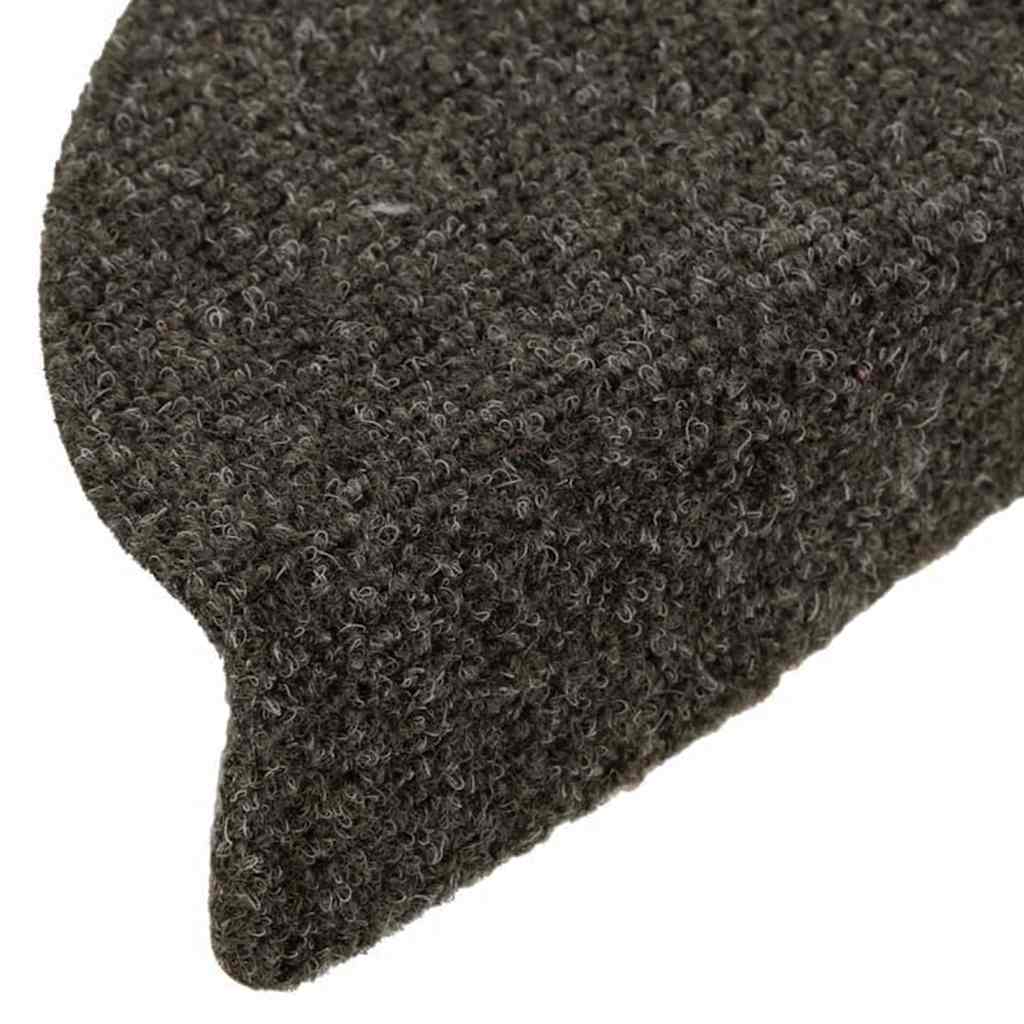 Stufenmatten Selbstklebend 15 Stk. 56x17x3 cm Hellbraun Halbrund