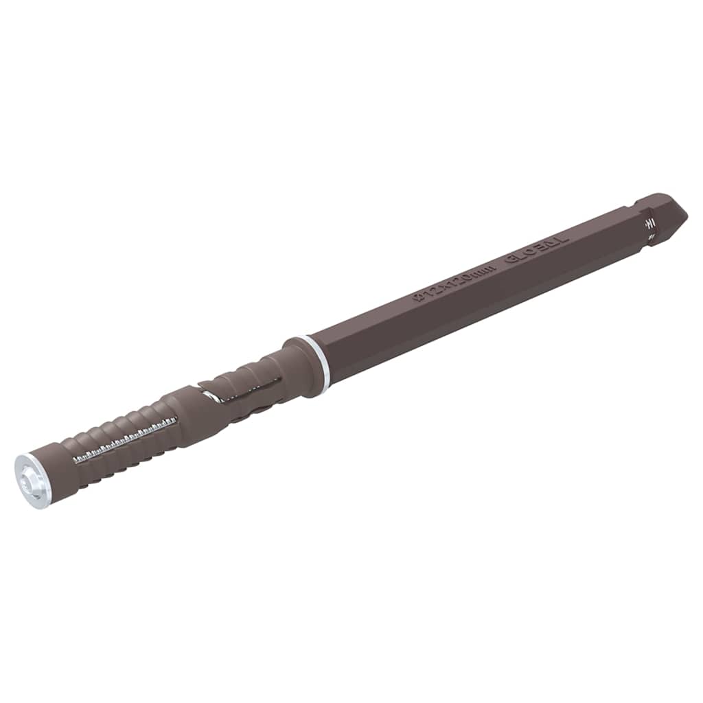 Schwebende Regalträger 12 pcs Beige Ø10 x 170 mm Stahl
