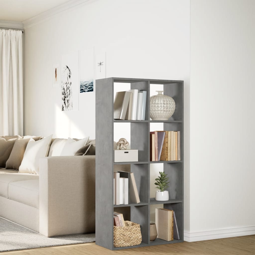 Bücherregal Weiß 137,5x29x137,5 cm Holzwerkstoff