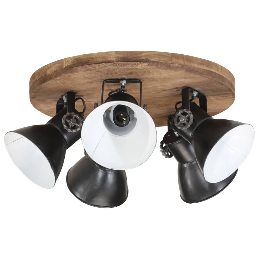 Wandlampe Industriestil Silbern 45x25 cm E27