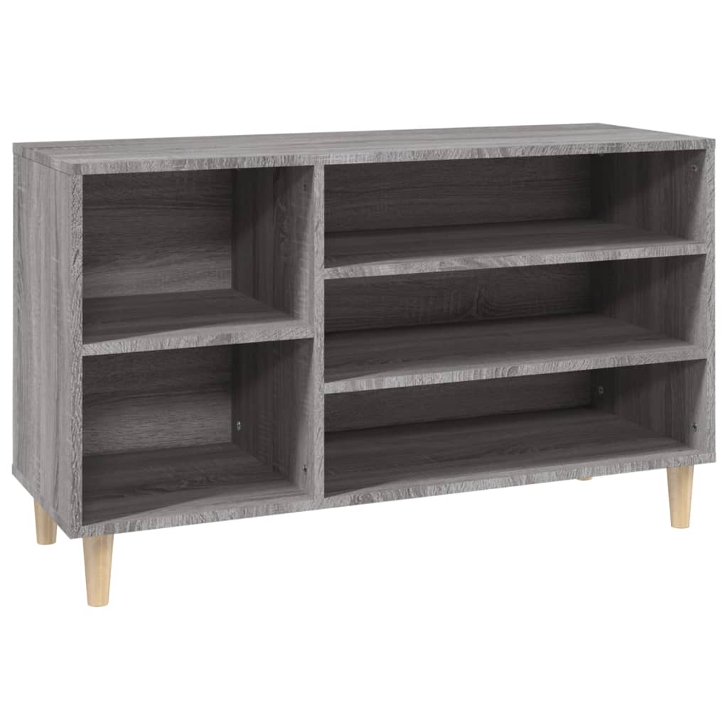Schuhregal Weiß 102x36x60 cm Holzwerkstoff