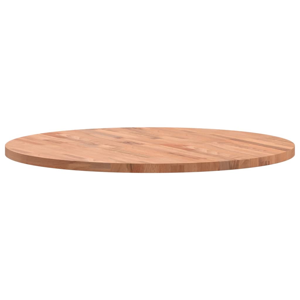 Tischplatte Ø30x1,5 cm Rund Massivholz Buche