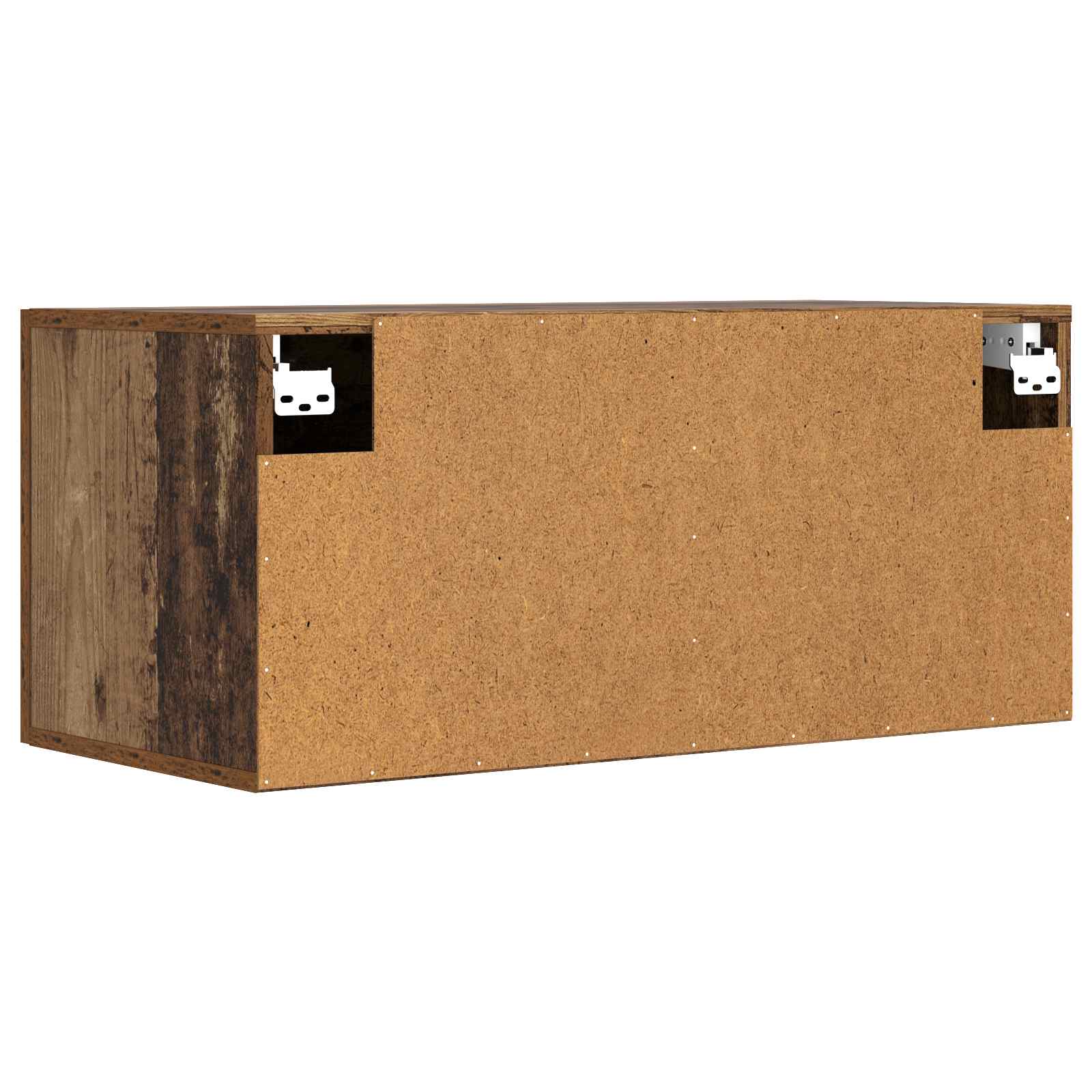 Wandschrank Weiß 80x36,5x35 cm Holzwerkstoff