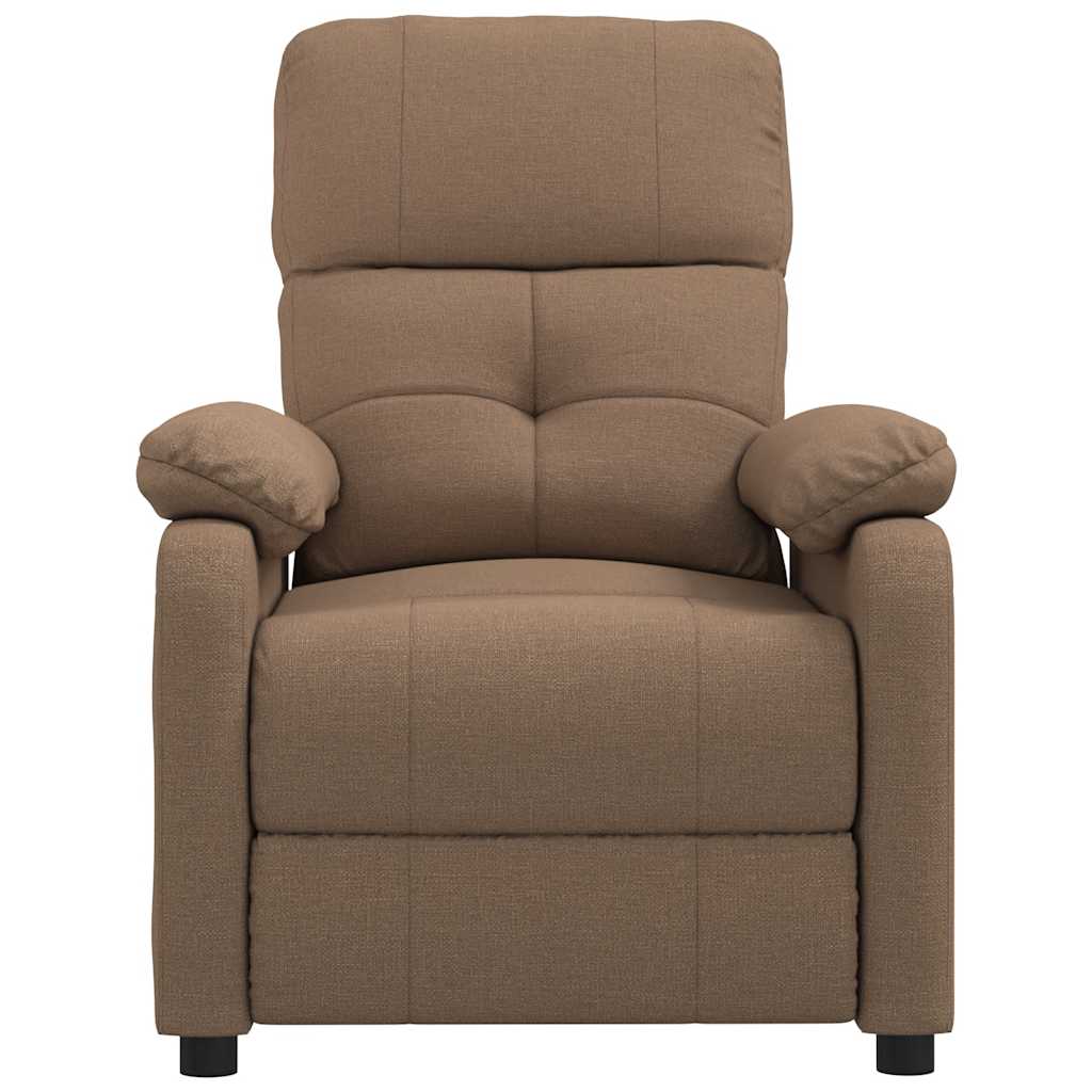 Massagesessel Hellgrau Stoff