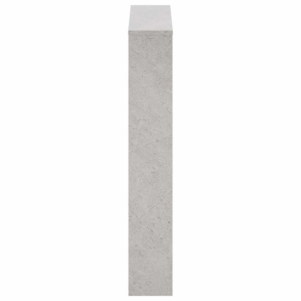 Schuhschrank mit 2 Fächern Spiegel Eiche-Optik 63x17x67 cm