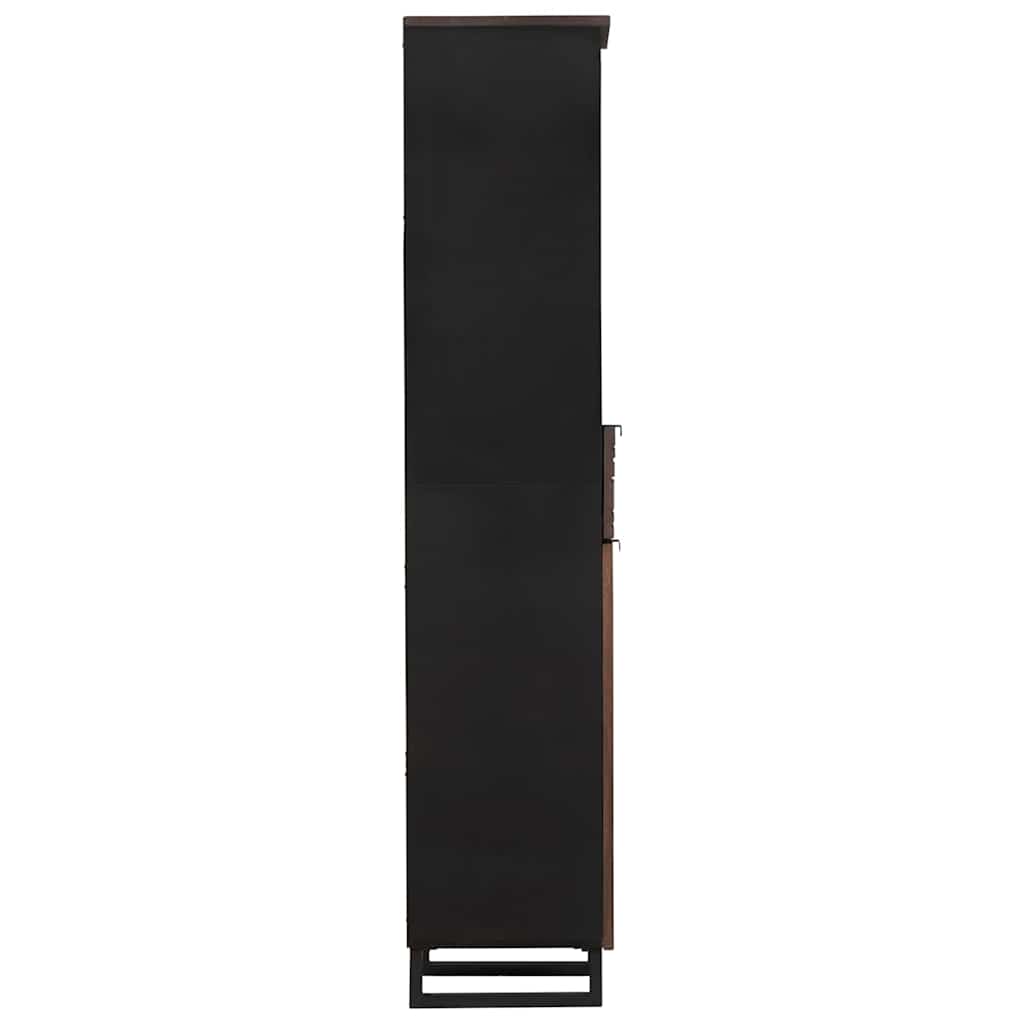 Badezimmerschrank Natur 38 x 33 x 160 cm Holzwerkstoff