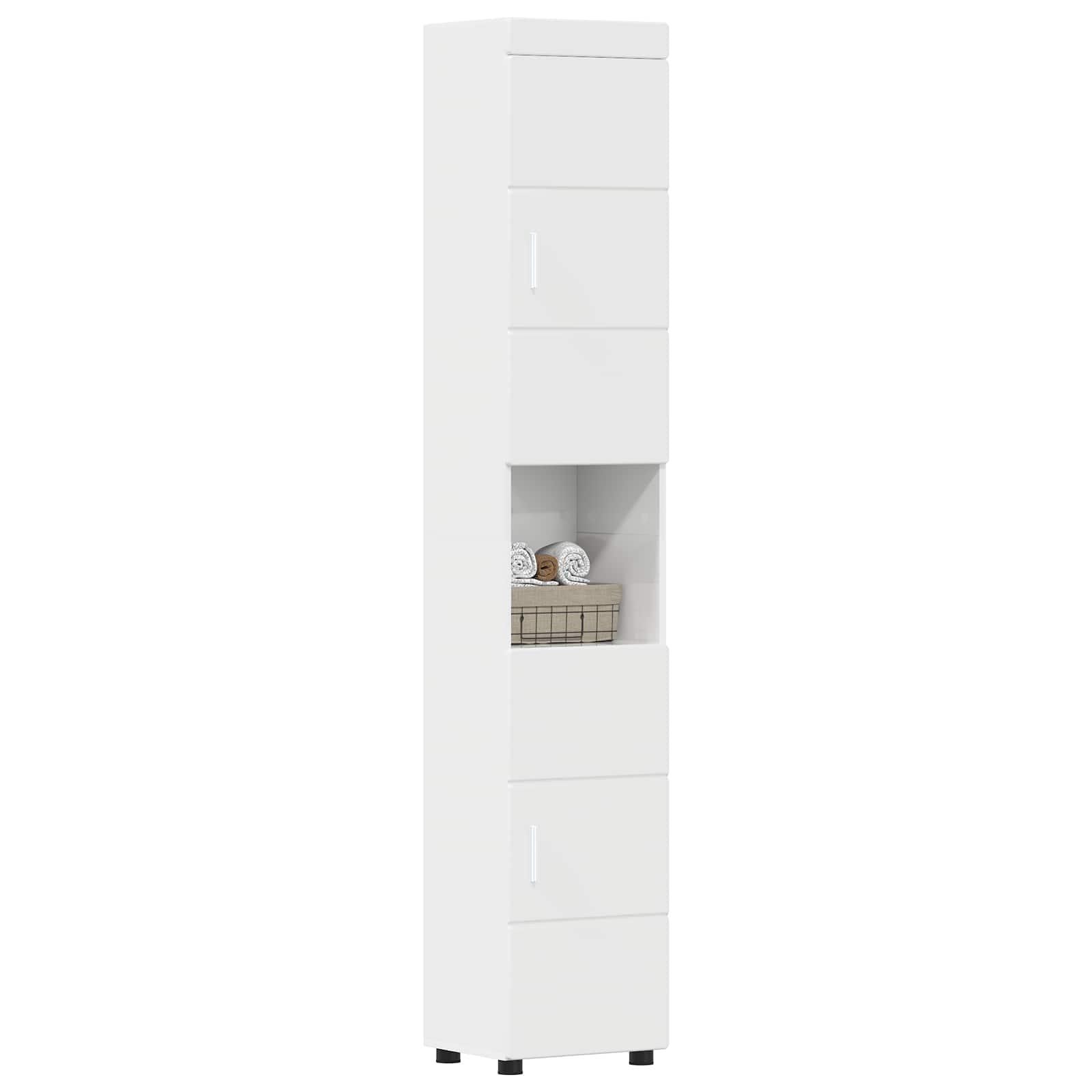 Badezimmermöbel-Set TULUM 2 pcs Weiß 60 x 34 x 63 cm