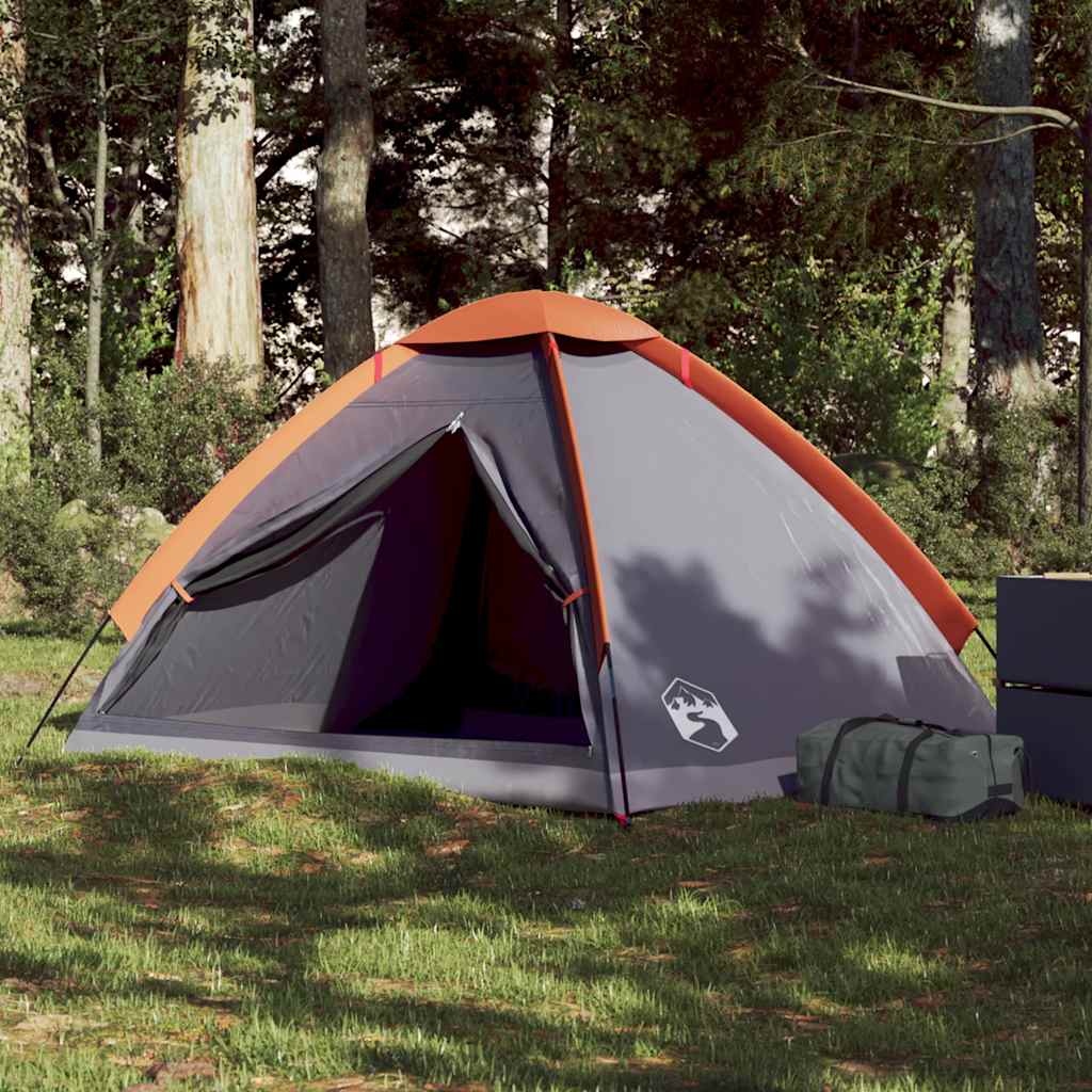 Kuppel-Campingzelt 2 Personen Olivgrün Wasserdicht